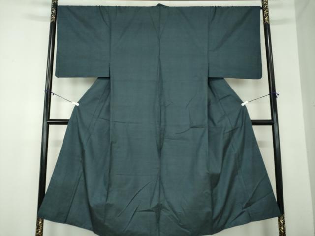 平和屋着物●男性　本場大島紬　アンサンブル　長羽織　100亀甲　総詰め　正絹　逸品　DABA1518ps