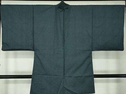 平和屋着物●男性　本場大島紬　アンサンブル　長羽織　100亀甲　総詰め　正絹　逸品　DABA1518ps