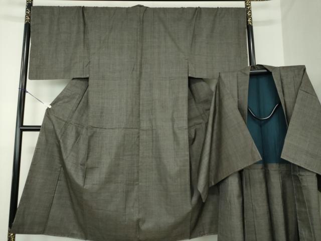 平和屋着物●男性　本場大島紬　アンサンブル　キングサイズ　長羽織　100亀甲　総詰め　正絹　逸品　未使用　DABA1520ps