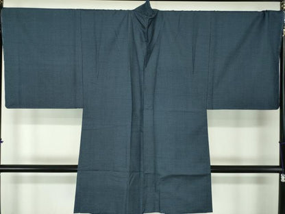 平和屋着物●男性　本場大島紬　アンサンブル　長羽織　100亀甲　総詰め　正絹　逸品　未使用　DABA1522ps