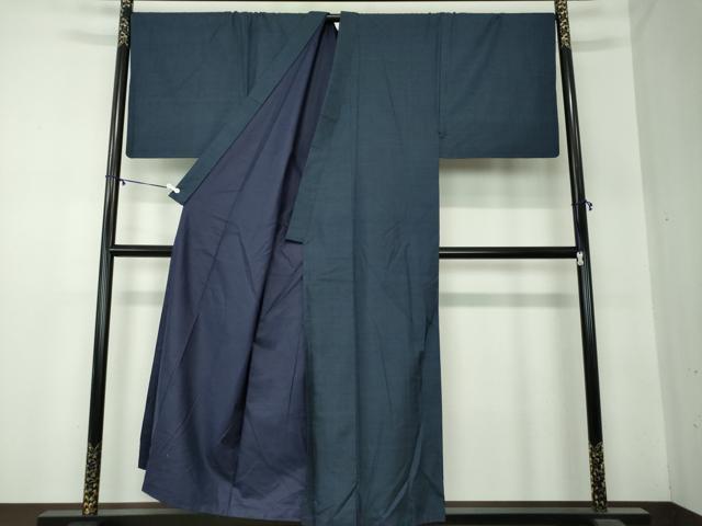 平和屋着物●男性 本場大島紬 アンサンブル・長襦袢(袷)セット キングサイズ 長羽織 100亀甲 総詰 植田とも子作 証紙付 逸品 DABA1525ps
