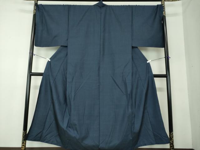 平和屋着物●男性 本場大島紬 アンサンブル・長襦袢(袷)セット キングサイズ 長羽織 100亀甲 総詰 植田とも子作 証紙付 逸品 DABA1525ps