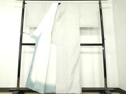 平和屋着物●本場大島紬　白大島　アンサンブル　100亀甲　総詰め　正絹　逸品　DABA1526ps