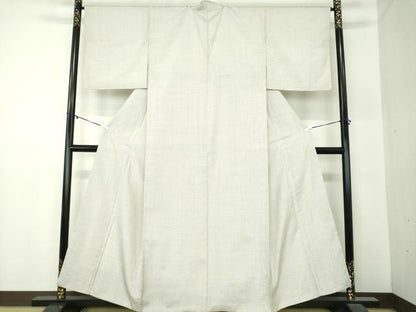 平和屋着物●本場大島紬　白大島　アンサンブル　100亀甲　総詰め　正絹　逸品　DABA1526ps