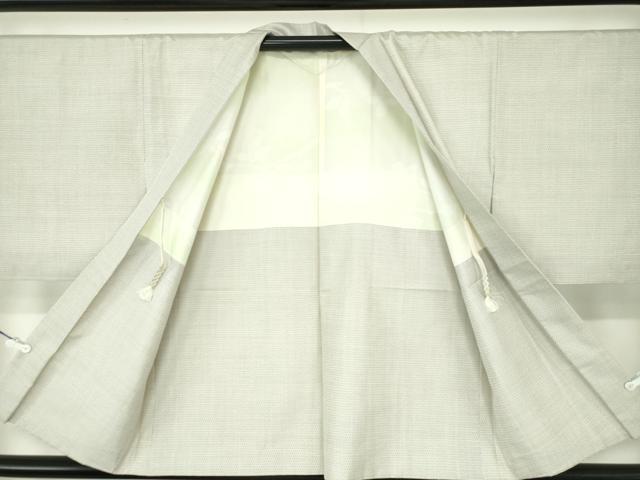 平和屋着物●本場大島紬　白大島　アンサンブル　100亀甲　総詰め　正絹　逸品　DABA1526ps
