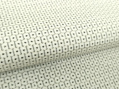 平和屋着物●本場大島紬　白大島　アンサンブル　100亀甲　総詰め　正絹　逸品　DABA1526ps