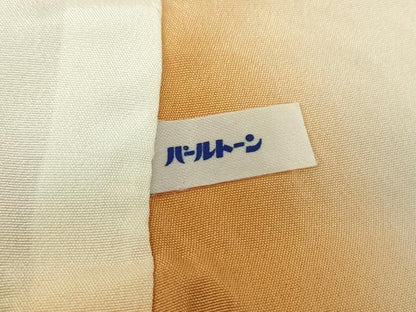 平和屋着物●訪問着　駒刺繍　松皮菱花文　暈し染め　金銀彩　正絹　逸品　DABA1532ps