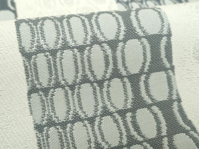 平和屋着物●つけ帯　市松文様　正絹　逸品　DABA1622ps
