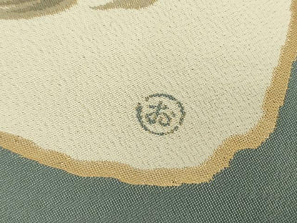 平和屋着物●つけ帯　風神雷神　金糸　正絹　逸品　DABA1623ps