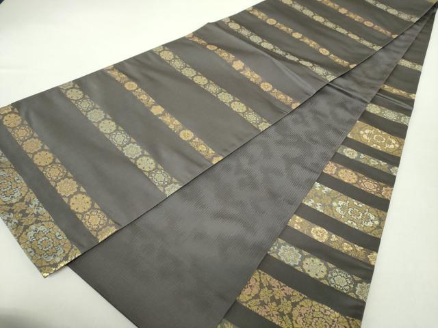 平和屋着物○西陣織 陰山織物謹製 箔屋清兵衛 六通柄袋帯