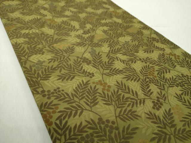 平和屋着物●こむさでもーど・COMME CA DU MODE　六通柄　本袋帯　唐織　南天文　正絹　逸品　DABA1660ps