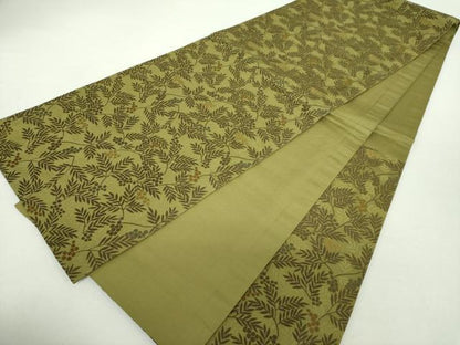 平和屋着物●こむさでもーど・COMME CA DU MODE　六通柄　本袋帯　唐織　南天文　正絹　逸品　DABA1660ps