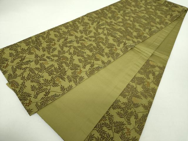 平和屋着物●こむさでもーど・COMME CA DU MODE　六通柄　本袋帯　唐織　南天文　正絹　逸品　DABA1660ps