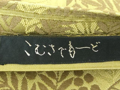 平和屋着物●こむさでもーど・COMME CA DU MODE　六通柄　本袋帯　唐織　南天文　正絹　逸品　DABA1660ps