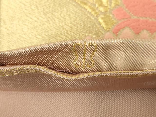 平和屋着物○西陣 川島織物 六通柄 本袋帯 唐織 菊青海波