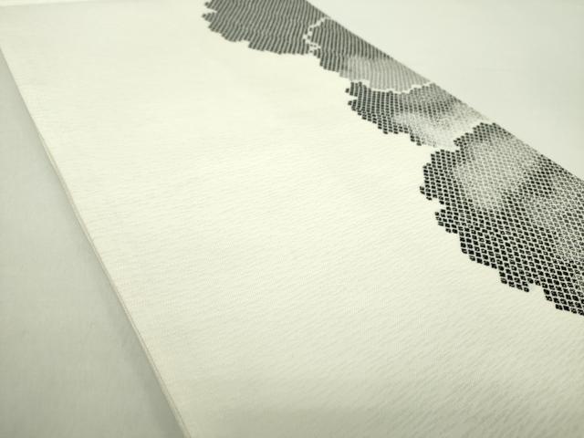 平和屋着物●六通柄袋帯　雪輪鹿の子文　正絹　逸品　DABA1684ps 平和屋着物○六通柄袋帯 雪輪鹿の子文 正絹 逸品 DABA1684ps