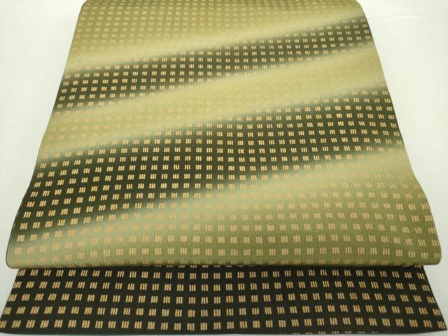 平和屋着物●六通柄袋帯　霞文　金彩　正絹　逸品　DABA1685ps 平和屋着物○六通柄袋帯 霞文 金彩 正絹 逸品 DABA1685ps