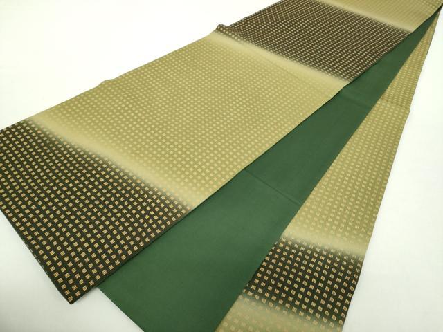 平和屋着物●六通柄袋帯　霞文　金彩　正絹　逸品　DABA1685ps 平和屋着物○六通柄袋帯 霞文 金彩 正絹 逸品 DABA1685ps