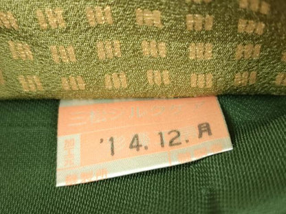 平和屋着物●六通柄袋帯　霞文　金彩　正絹　逸品　DABA1685ps