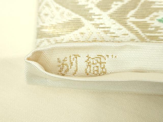 平和屋着物○六通柄 本袋帯 葡萄唐草文 金銀糸 正絹 逸品