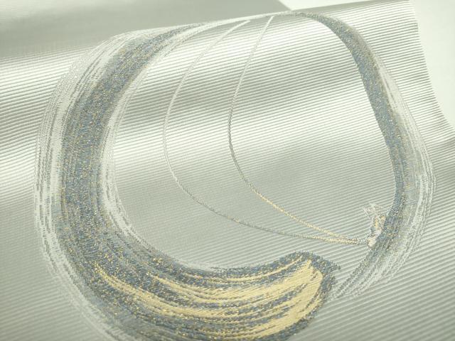 平和屋着物●西陣　とみや織物謹製　とみや帯　太鼓柄袋帯　夏虫　輪　金糸　正絹　逸品　DABA1704ps