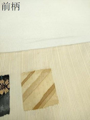 平和屋着物●太鼓柄袋帯　色紙花文　正絹　逸品　DABA1763ps 平和屋着物○太鼓柄袋帯 色紙花文 正絹 逸品 DABA1763ps