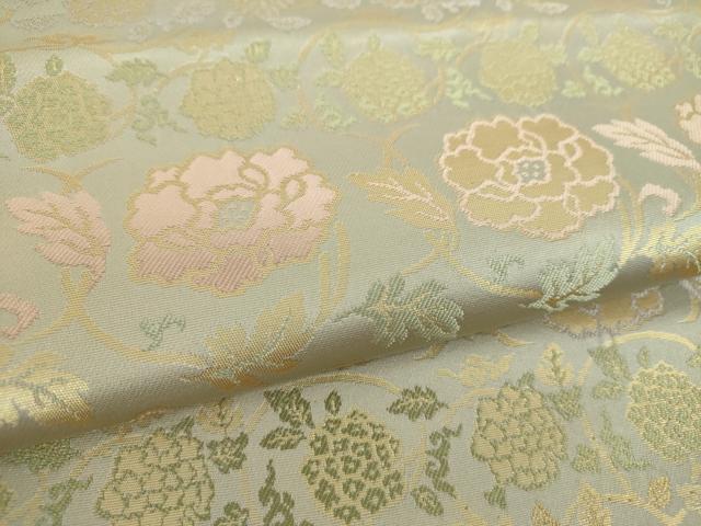 平和屋着物○西陣織 陰山織物謹製 箔屋清兵衛 六通柄袋帯