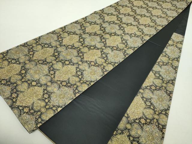 平和屋着物○西陣織 陰山織物謹製 箔屋清兵衛 六通柄袋帯