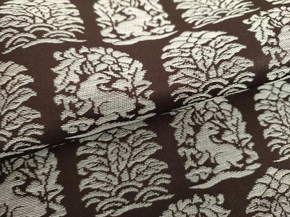 平和屋着物●つけ帯　名物裂　花兎　正絹　逸品　DABA1789ps