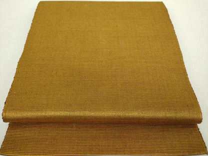 平和屋着物●本場黄八丈　紬　八寸名古屋帯　正絹　逸品　DABA1817ps