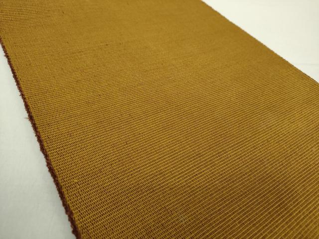 平和屋着物○本場黄八丈 紬 八寸名古屋帯 正絹 逸品 DABA1817ps