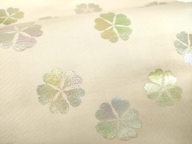 平和屋着物●龍村美術織物　たつむら　九寸名古屋帯　明日桜　金銀糸　正絹　逸品　DABA1824ps