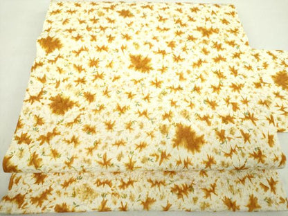 平和屋着物●全通柄九寸名古屋帯　総絞り　草花文　正絹　逸品　DABA1844ps