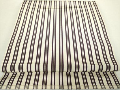 平和屋着物●本場筑前博多織　八寸名古屋帯　一重帯　間道　正絹　逸品　DABA1851ps