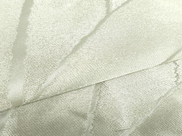 平和屋着物●西陣　白綾苑大庭　六通柄袋帯　青海波　銀糸　証紙付き　正絹　逸品　DABA1871ps