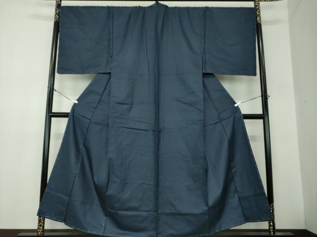 平和屋着物●男性 紬 アンサンブル キングサイズ 長羽織 100亀甲 総詰め 正絹 逸品 未使用 DABA1874ps