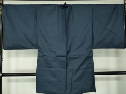平和屋着物●男性 紬 アンサンブル キングサイズ 長羽織 100亀甲 総詰め 正絹 逸品 未使用 DABA1874ps
