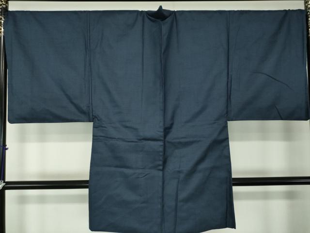 平和屋着物●男性 紬 アンサンブル キングサイズ 長羽織 100亀甲 総詰め 正絹 逸品 未使用 DABA1874ps