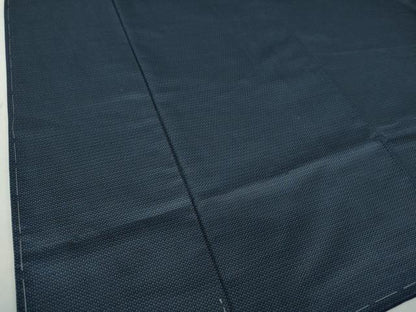 平和屋着物●男性 紬 アンサンブル キングサイズ 長羽織 100亀甲 総詰め 正絹 逸品 未使用 DABA1874ps