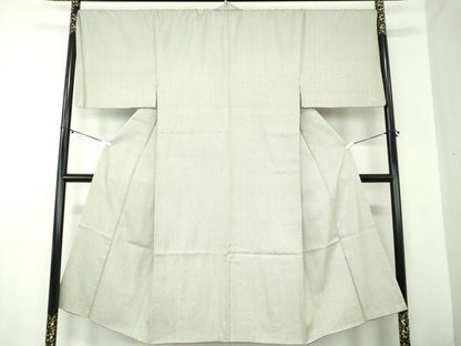 平和屋着物●男性 紬 アンサンブル キングサイズ 羽裏・鳥獣戯画 120亀甲 総詰め 正絹 逸品 DABA1877ps