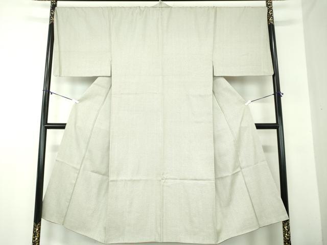 平和屋着物●男性 紬 アンサンブル キングサイズ 羽裏・鳥獣戯画 120亀甲 総詰め 正絹 逸品 DABA1877ps
