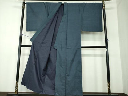 平和屋着物●男性 本場大島紬 アンサンブル 長羽織 100亀甲 総詰め 正絹 逸品 未使用 DABA1878ps