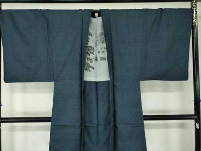 平和屋着物●男性 本場大島紬 アンサンブル 長羽織 100亀甲 総詰め 正絹 逸品 未使用 DABA1878ps