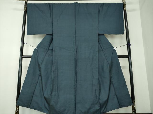 平和屋着物●男性　本場大島紬　アンサンブル・長襦袢(袷)セット　長羽織　100亀甲　総詰め　正絹　逸品　DABA1880ps