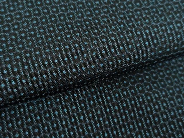 平和屋着物○男性 紬 アンサンブル 深緑色 正絹 逸品 DABA1080ps｜平和