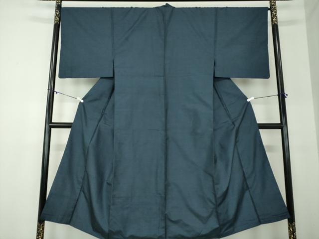 平和屋着物●男性　本場大島紬　アンサンブル・長襦袢(袷)セット　長羽織　100亀甲　総詰め　正絹　逸品　DABA1882ps
