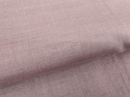 平和屋着物●結城紬　色無地　浅紫色　正絹　逸品　未使用　DABA1884ps