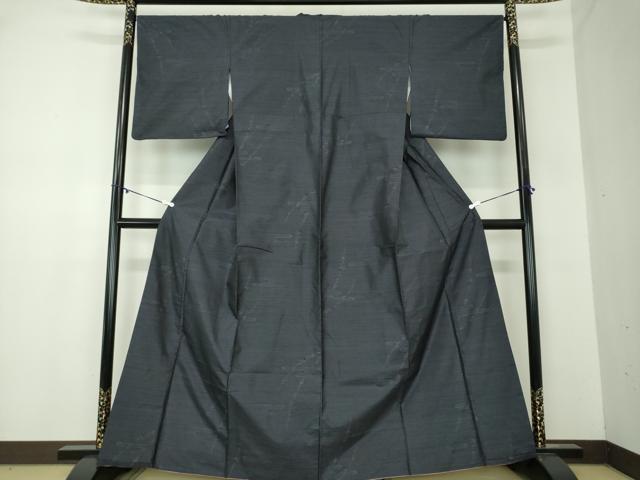 平和屋着物●本場大島紬　霞枝垂れ花　やまと誂製　大山謹製　証紙付き　正絹　逸品　DABA1891ps 平和屋着物○本場大島紬 霞枝垂れ花 やまと誂製 大山謹製 証紙付き