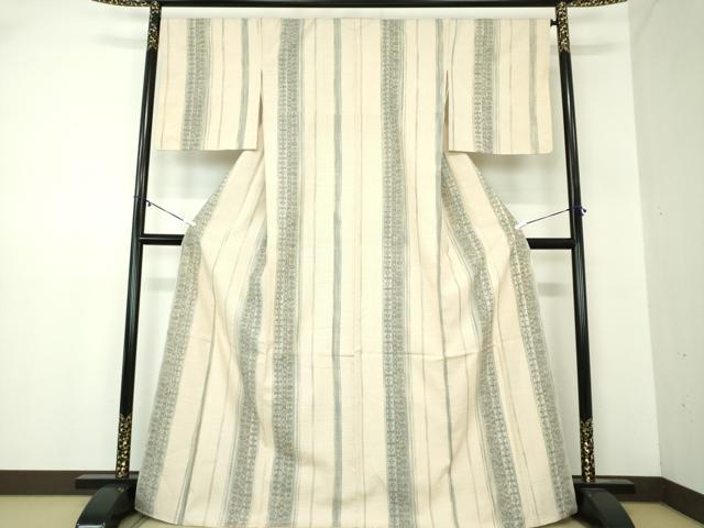 平和屋着物●上質な紬　花間道　正絹　逸品　未使用　DABA1896ps