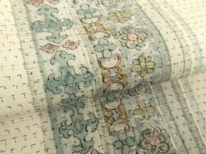 平和屋着物●上質な紬　花間道　正絹　逸品　未使用　DABA1896ps